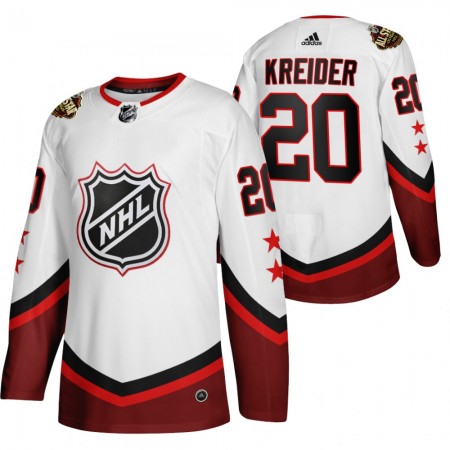 Camisola New York Rangers Chris Kreider 20 2022 NHL All-Star Branco Authentic - Homem